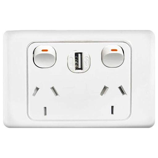 [AS315-USB] Doule Power Point & USB